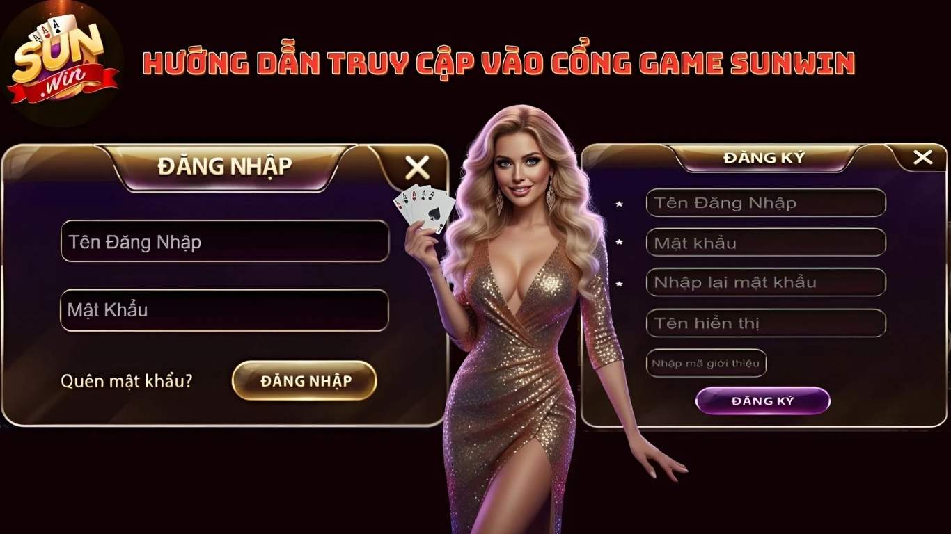 Hướng dẫn truy cập vào cổng game Sunwin 