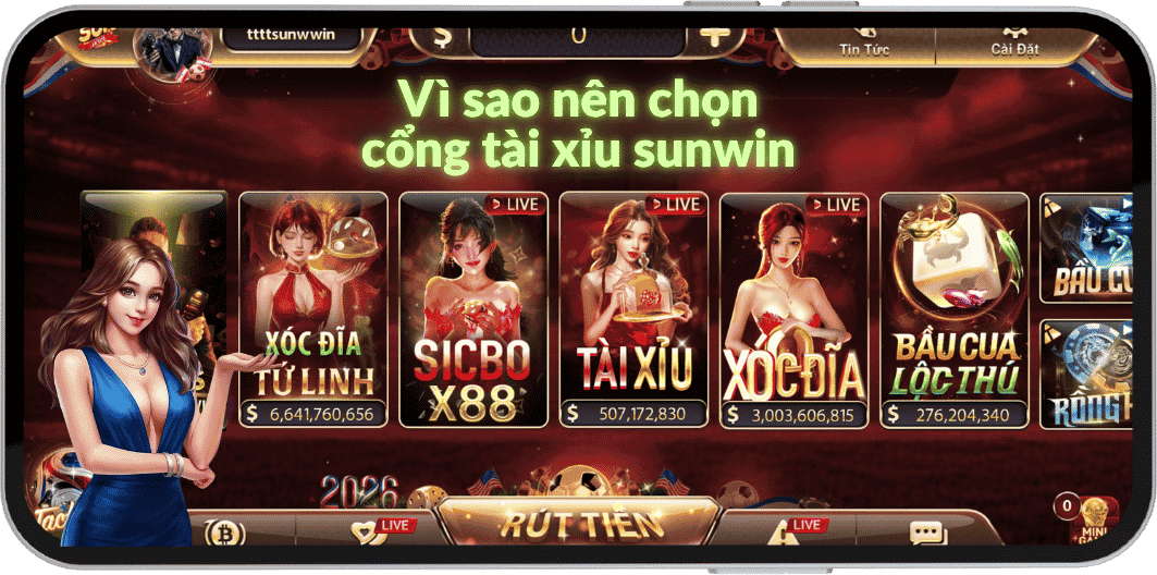 Sunwin - Thiên đường giải trí trực tuyến triệu đô